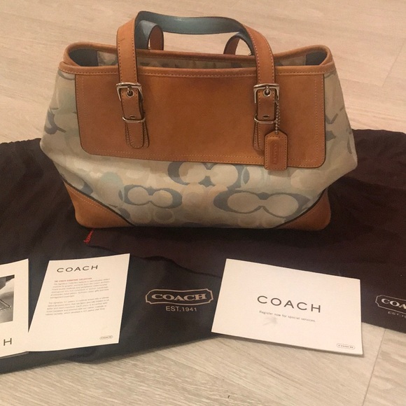 Coach Signature Collection Satchel - Picture 2 of 5